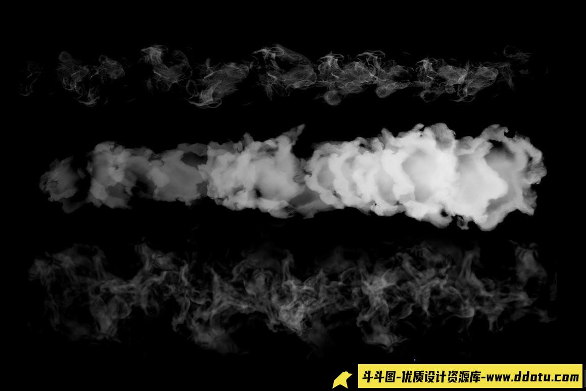 [火焰烟雾笔刷][插件发布]82种独特的烟雾Photoshop笔刷套装 Mist Photoshop brush set