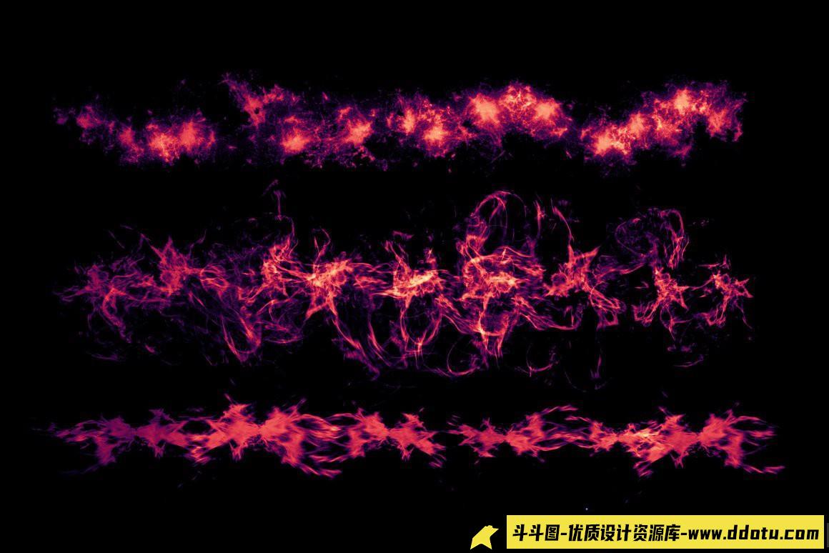 [火焰烟雾笔刷][插件发布]PS魔法光效笔刷下载 Magic FX 2 brush set