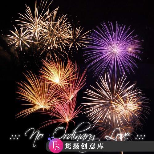 [炫光光效笔刷][插件发布]烟花烟火礼花PS笔刷素材-斗斗图