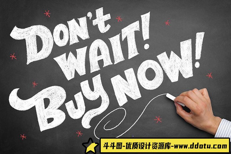 [特效创意笔刷][插件发布]真正的PS粉笔字画笔笔刷 Mega Mash Chalk Brush Kit