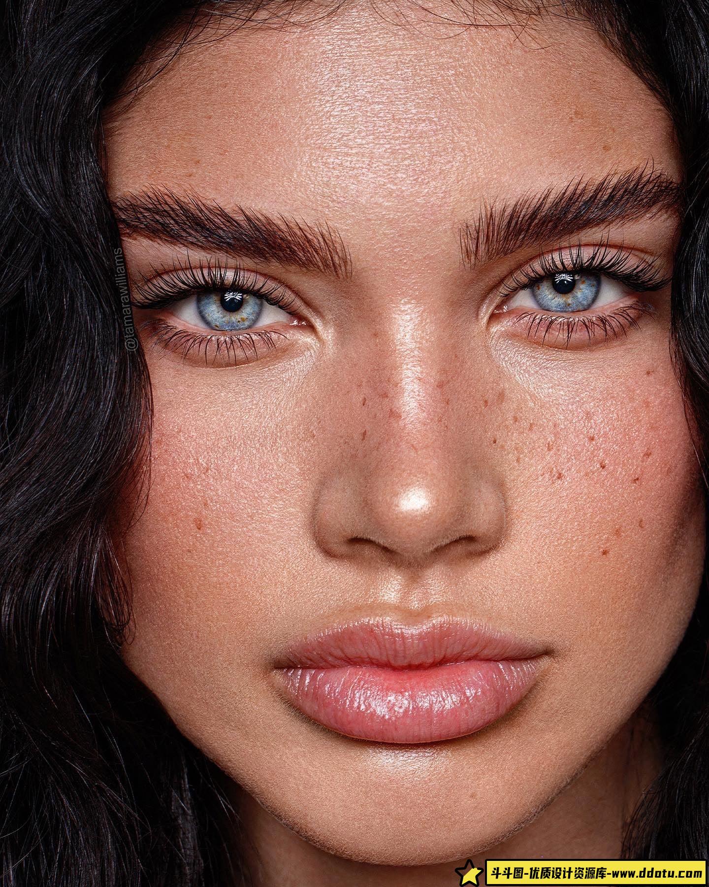 [人物化妆笔刷][插件发布]Tamara Williams – 42款人像精修瞳孔虹膜Photoshop笔刷套装