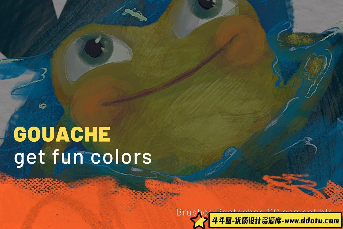 水彩铅笔绘画大师PS笔刷合集：CG艺术创作必备工具