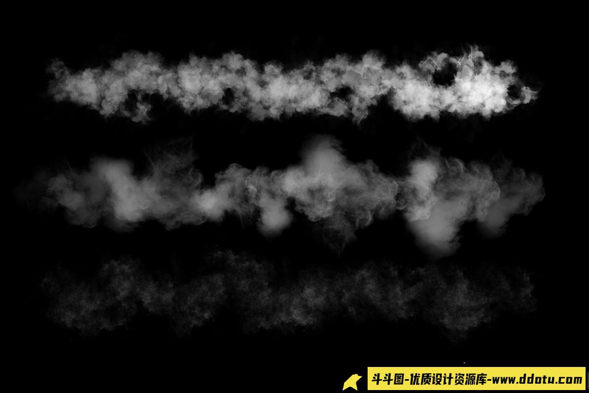 《火焰与烟雾效果：Photoshop污垢与烟雾画笔套装》