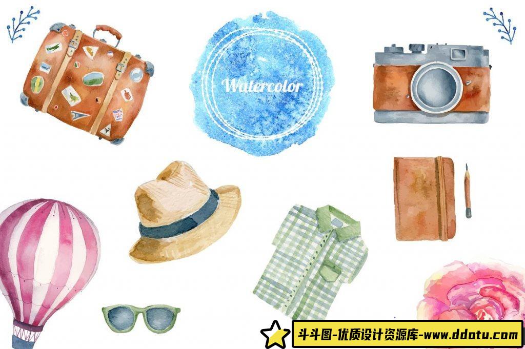 免费下载443款水彩风格PS笔刷,助你创作灵感无限!