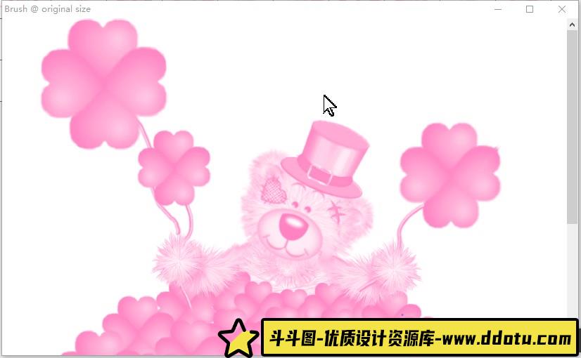 55款可爱小熊PS笔刷素材发布，助你创作萌趣作品！