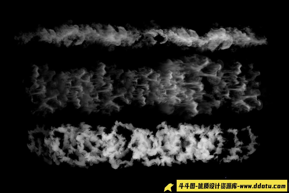 82款独特火焰烟雾Photoshop笔刷套装，助你创作精彩效果