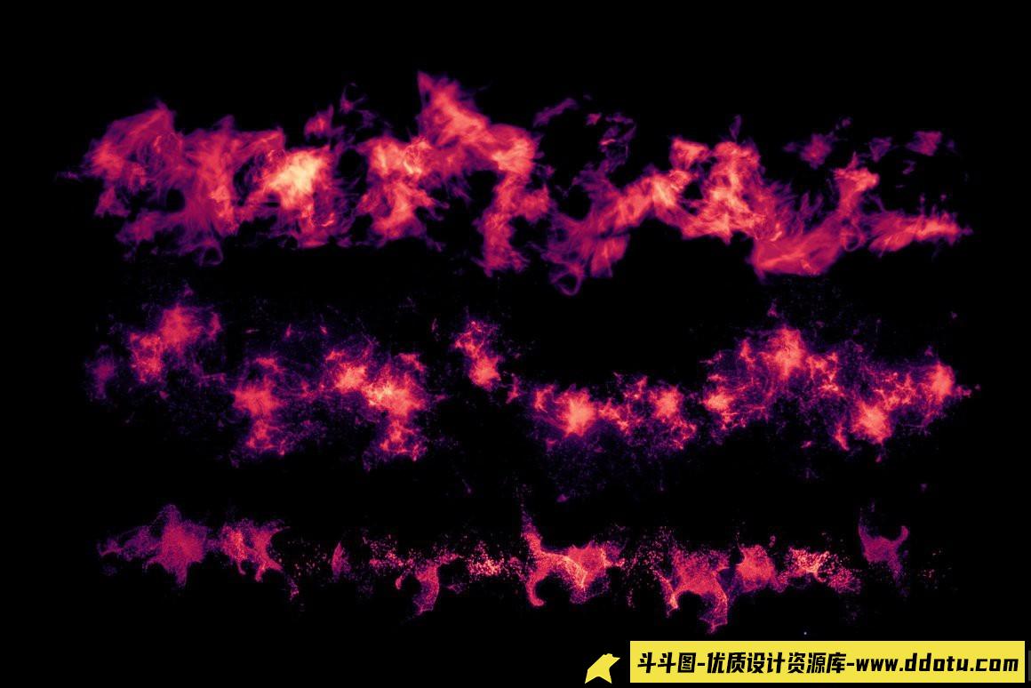 《下载火焰烟雾笔刷：PS魔法光效FX 2套装》