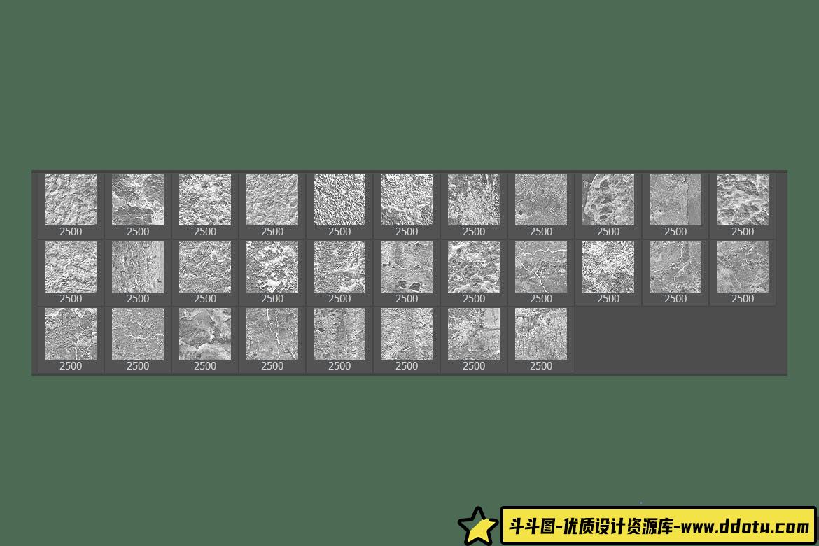 30款石材背景纹理笔刷，助你轻松打造独特Photoshop效果