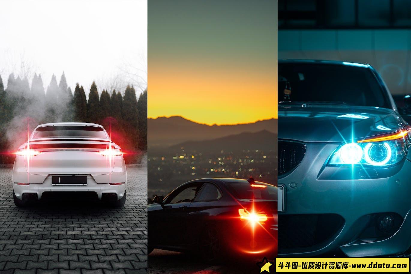 下载炫光光效笔刷:提升Photoshop作品的光斑效果