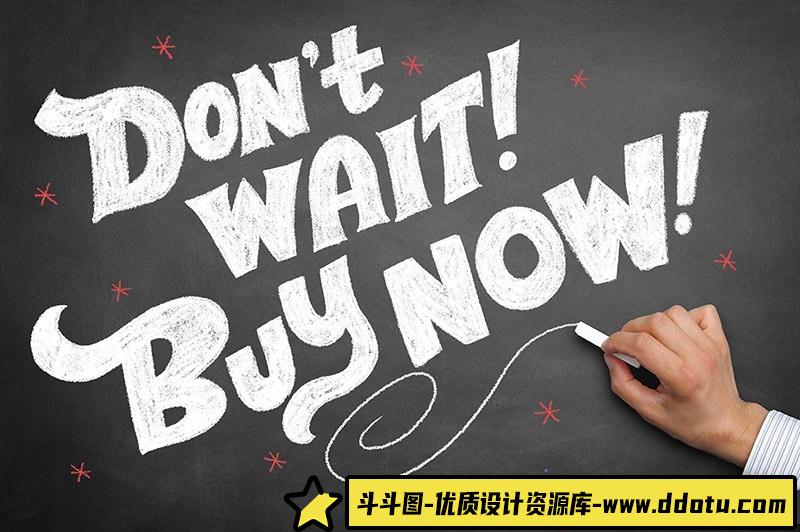 创意PS粉笔字画笔：Mega Mash Chalk Brush Kit全新特效体验