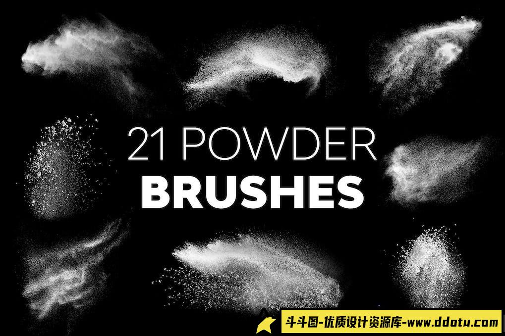 21款高清飞沙粉尘PS特效笔刷，助你创意无限！-斗斗图