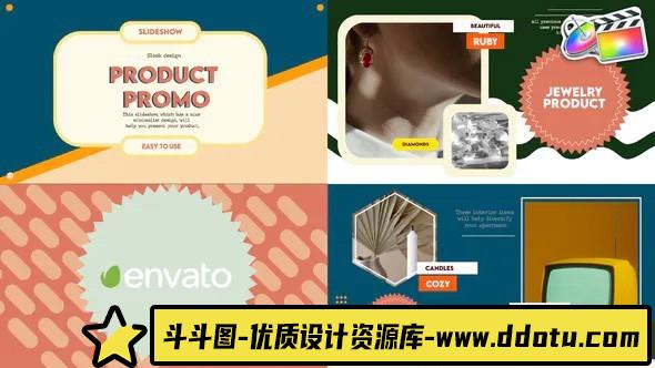 fcpx插件-产品促销幻灯片模板Sale Product Promo Slideshow支持m1-斗斗图