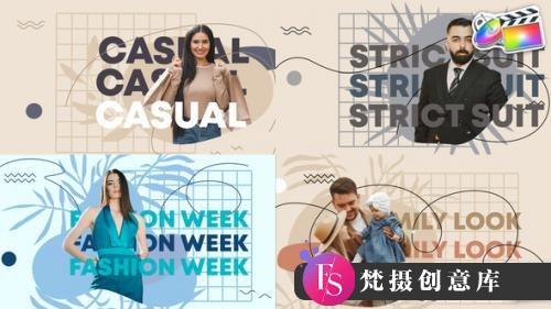 FCPX插件-发生器插件简约幻灯片模板 Organic Slideshow 支持m1-斗斗图