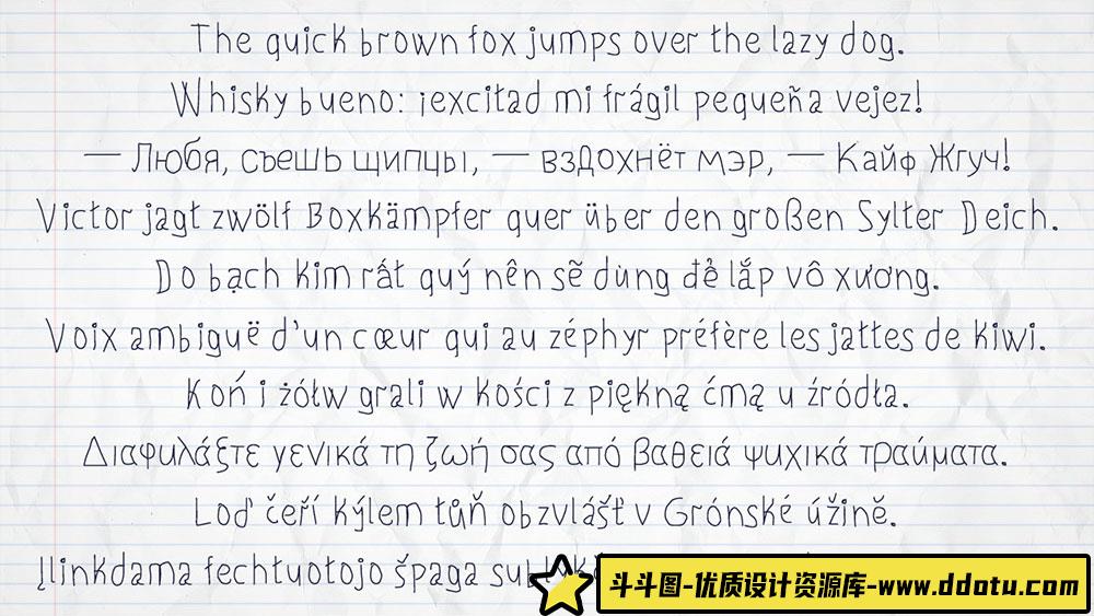 【初学者必备】小学生专用手写风格英文字体,轻松提升书写能力与乐趣