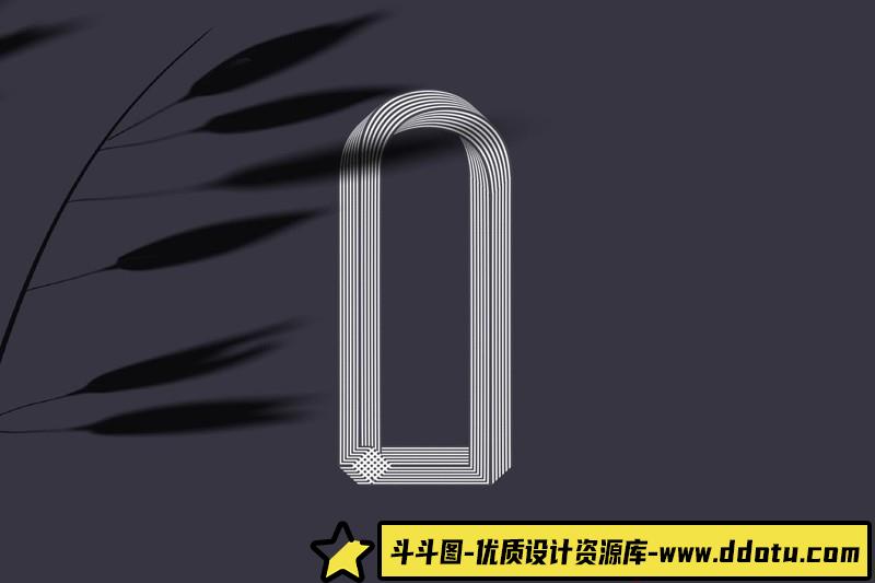 [Procreate笔刷]18个用于Procreate的几何,未来派,形状等独特画笔