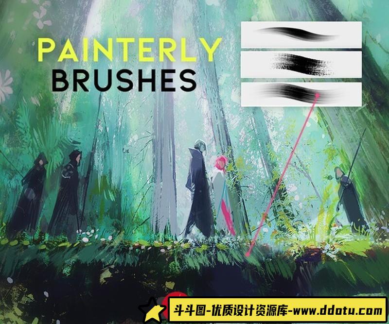 [Procreate笔刷]Artstation-Rossdraws高级画笔套装-Photoshop+Procreate画笔