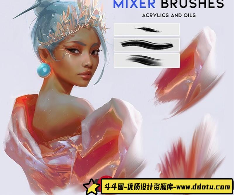 [Procreate笔刷]Artstation-Rossdraws高级画笔套装-Photoshop+Procreate画笔