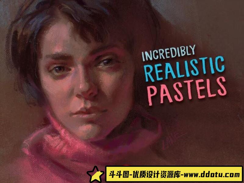 [Procreate笔刷]Artstation-莱恩的粉彩专业Procreate笔刷包集合