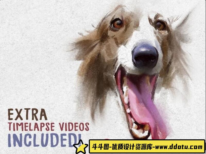 [Procreate笔刷]Artstation-莱恩的粉彩专业Procreate笔刷包集合