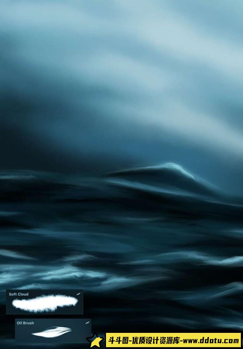 [Procreate笔刷]ipad笔刷，油漆油画Procreate笔刷合集
