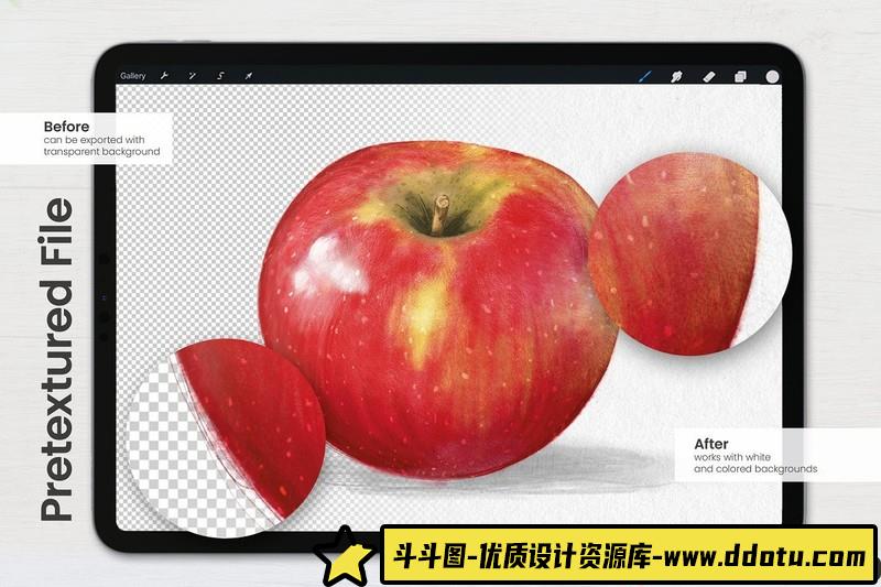 [Procreate笔刷]ProcreateAPP笔刷-100个现代水彩印章ProcreateAPP画笔下载