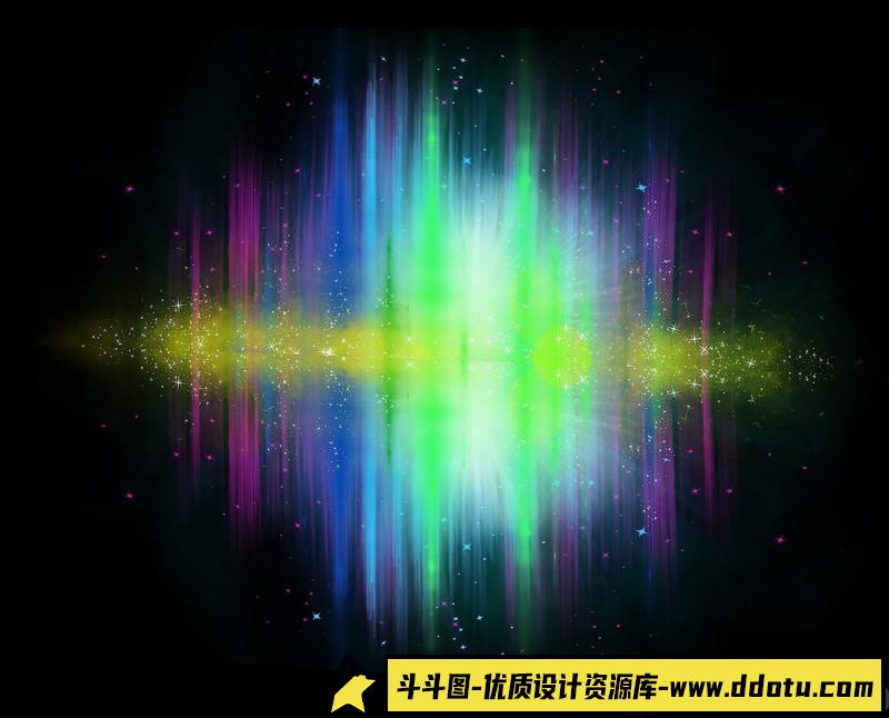 [Procreate笔刷]Procreate笔刷-50个灯光聚光灯星星粒子光效Procreate画笔