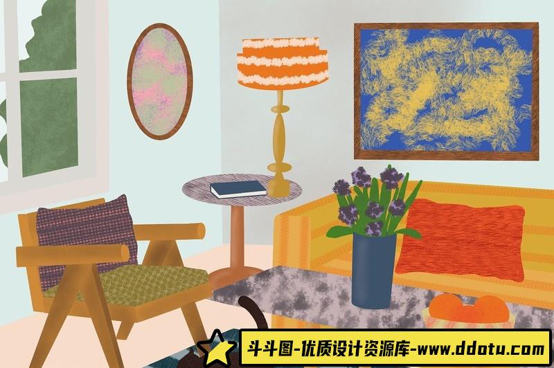 [Procreate笔刷]Procreate画笔-复古生活方式时尚杂志装饰Procreate笔刷