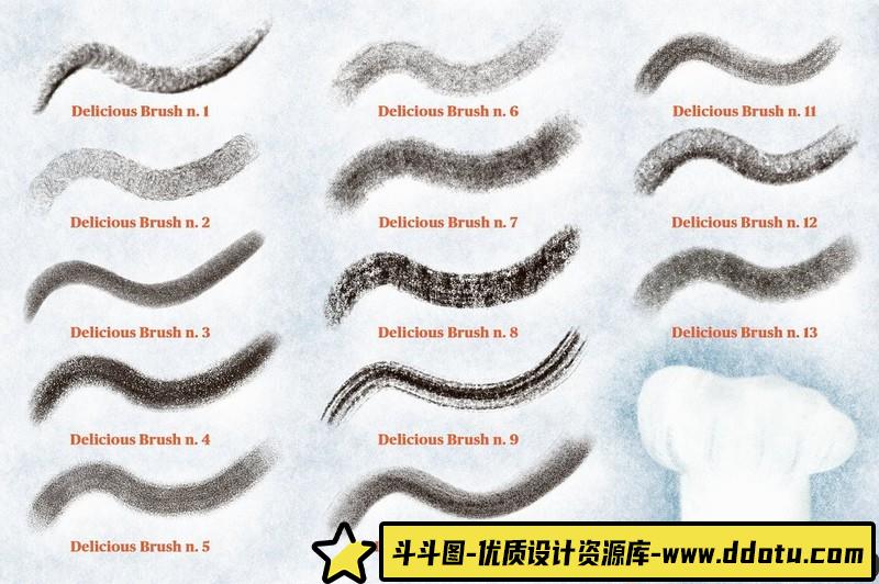 [Procreate笔刷]Procreate画笔套装-适用于艺术设计9套Procreate画笔笔刷合集