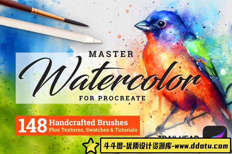[Procreate笔刷]创意物品元素光影效果Procreate笔刷套件-斗斗图