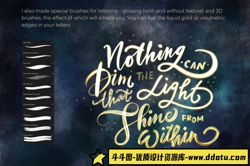 [Procreate笔刷]达芬奇艺术绘画创作Procreate画笔+调色板+教程DaVinci’sArtProcreateBrushes