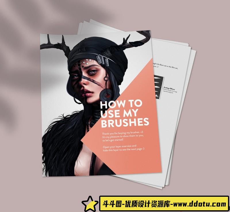 [Procreate笔刷]适用于Procreate所有的45种完整画笔包CompleteBrushPackforProcreate