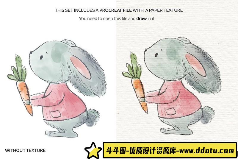 [Procreate笔刷]现代纸胶带vol1-30纹理和图案ProcreateApp画笔