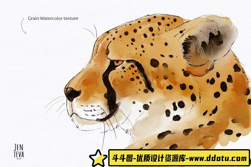 [Procreate笔刷]现代纸胶带vol1-30纹理和图案ProcreateApp画笔