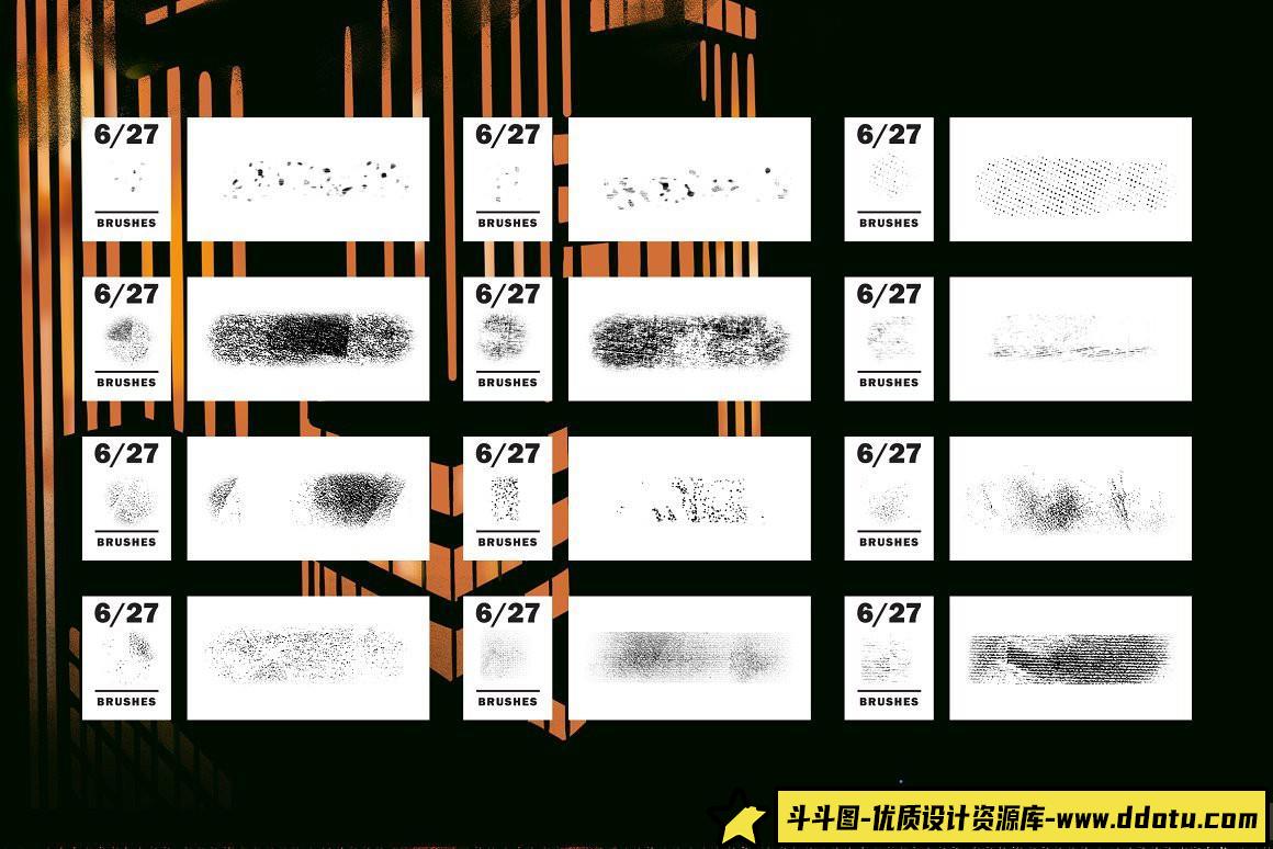 [Procreate笔刷]Procreate笔刷-漫画和半色调画笔 Comics & Halftone: Procreate Brushes