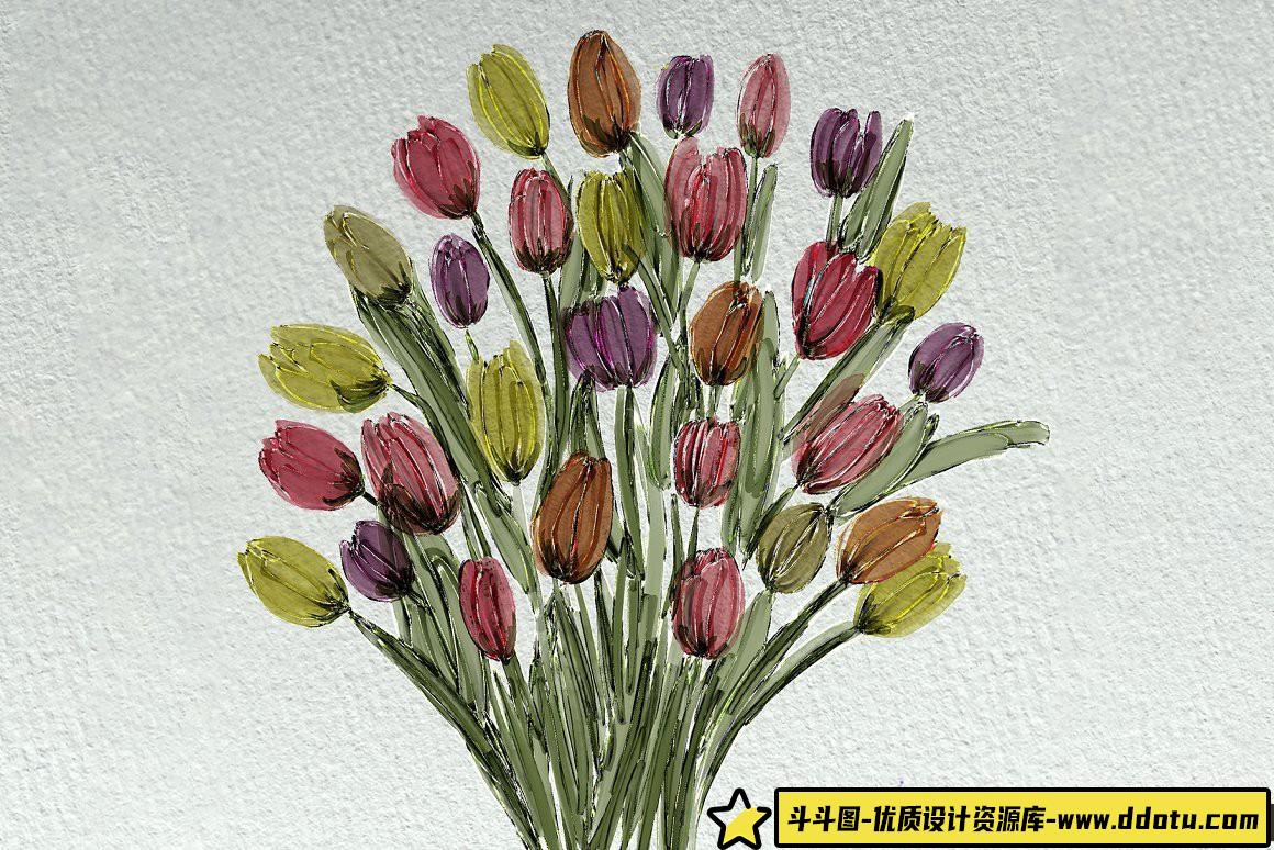 [Procreate笔刷]适用于Procreate APP的素描油漆绘画工具包-附中文字幕教程