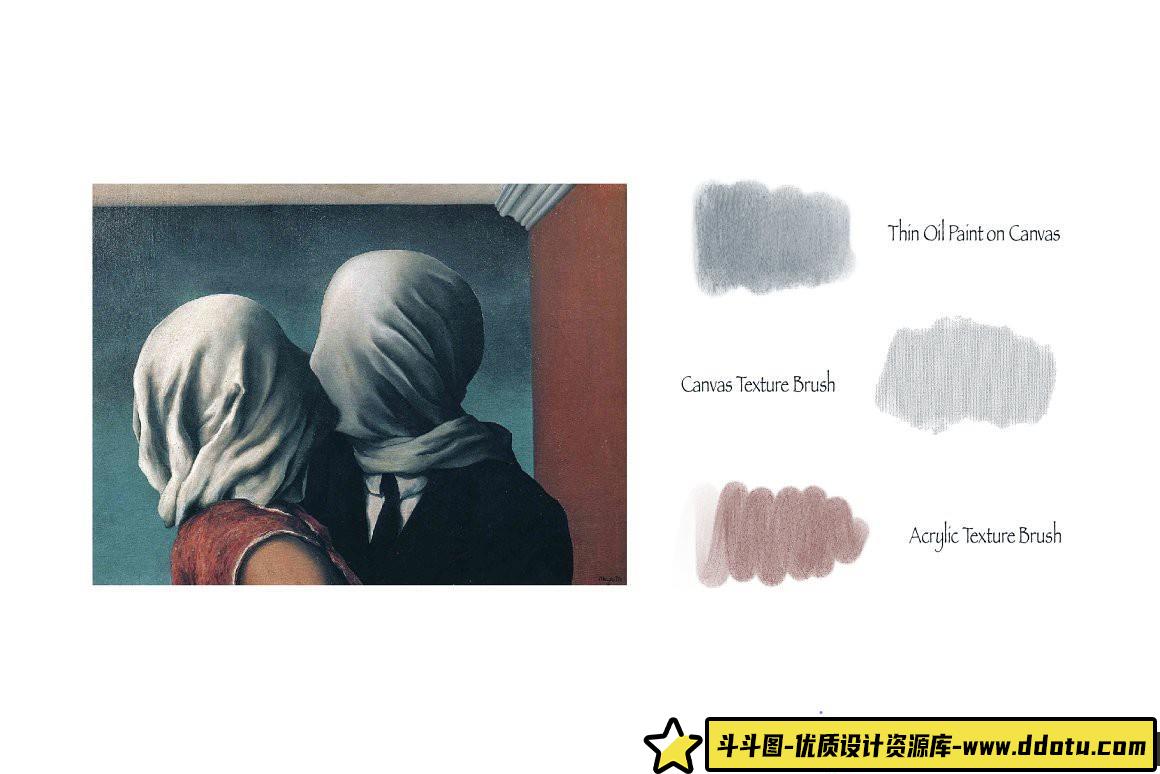 [Procreate笔刷]雷内·马格利特（Rene Magritte）的Procreate笔刷和彩色色板