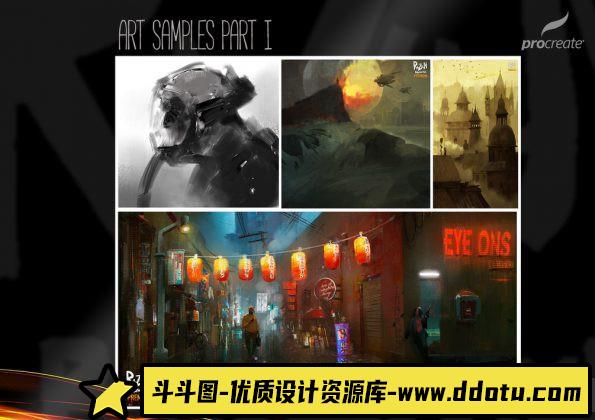 [Procreate笔刷]RAZUM INC 65支最新Procreate笔刷套装 支持Procreate 5