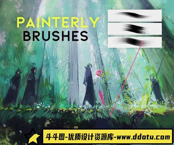 [Procreate笔刷]Artstation – Rossdraws 高级画笔套装 – Photoshop+Procreate画笔