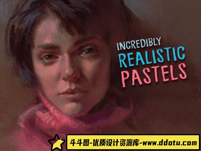 [Procreate笔刷]Artstation – 莱恩的粉彩专业Procreate笔刷包集合