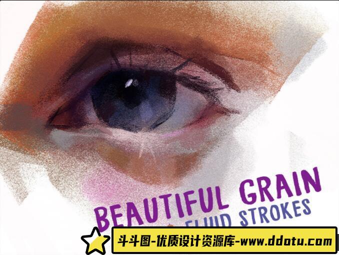 [Procreate笔刷]Artstation – 莱恩的粉彩专业Procreate笔刷包集合