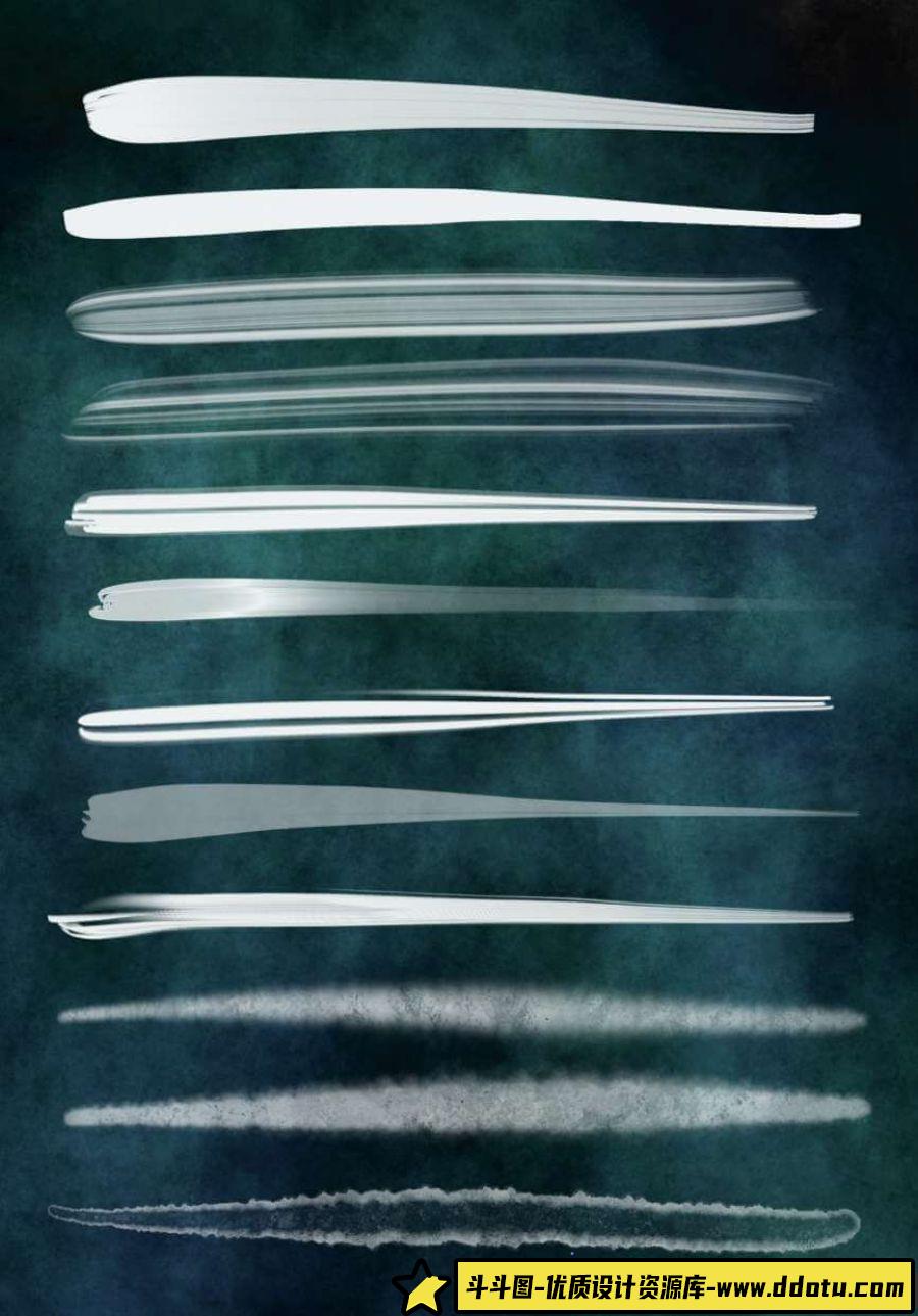 [Procreate笔刷]IPAD笔刷， Procreate毛笔笔刷-斗斗图