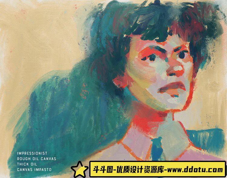 [Procreate笔刷]The Oil MaxPack – 传统纹理Procreate画笔