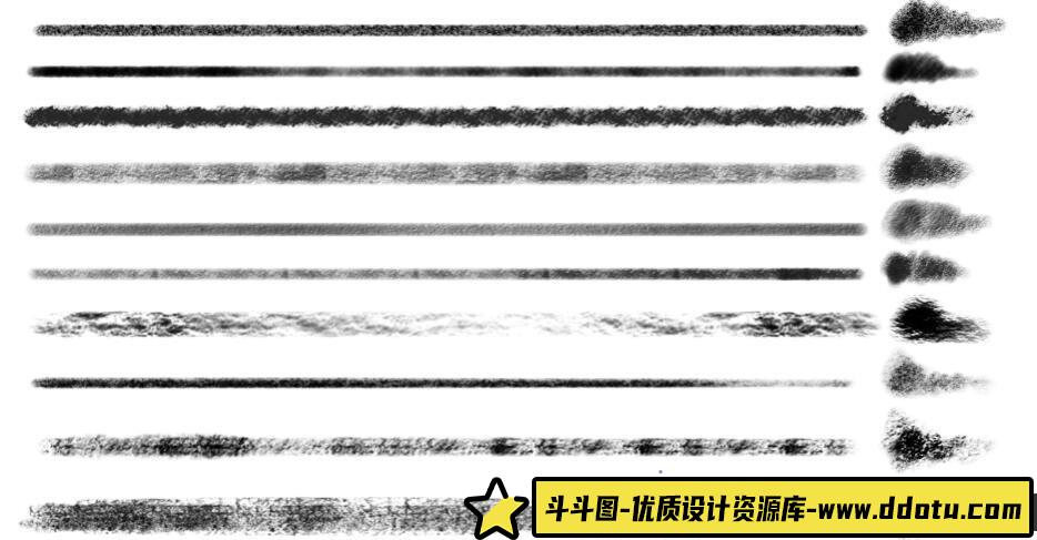 [Procreate笔刷]10支彩色蜡笔Procreate画笔 Pastel Brushes Procreate笔刷