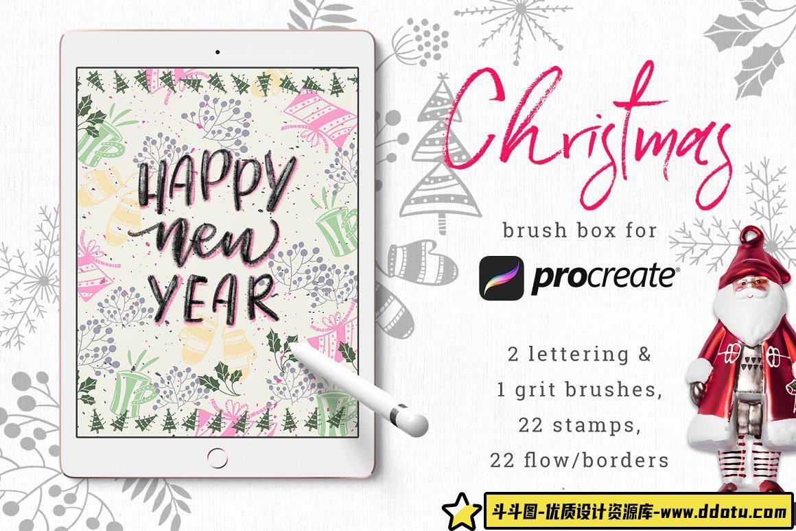 [Procreate笔刷]Procreate画笔套装-创建手绘外观设计所需要的一切Procreate画笔