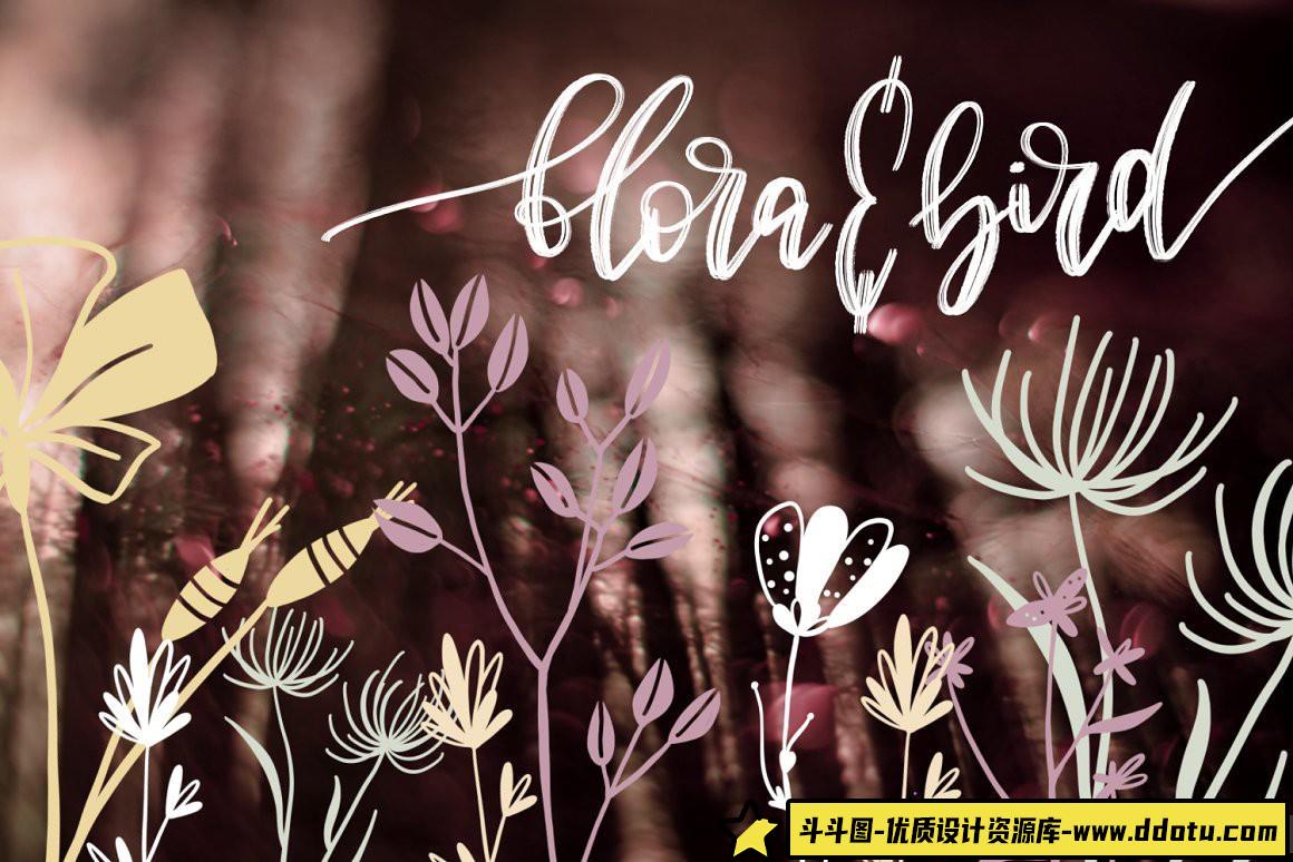 [Procreate笔刷]Procreate画笔套装-创建手绘外观设计所需要的一切Procreate画笔