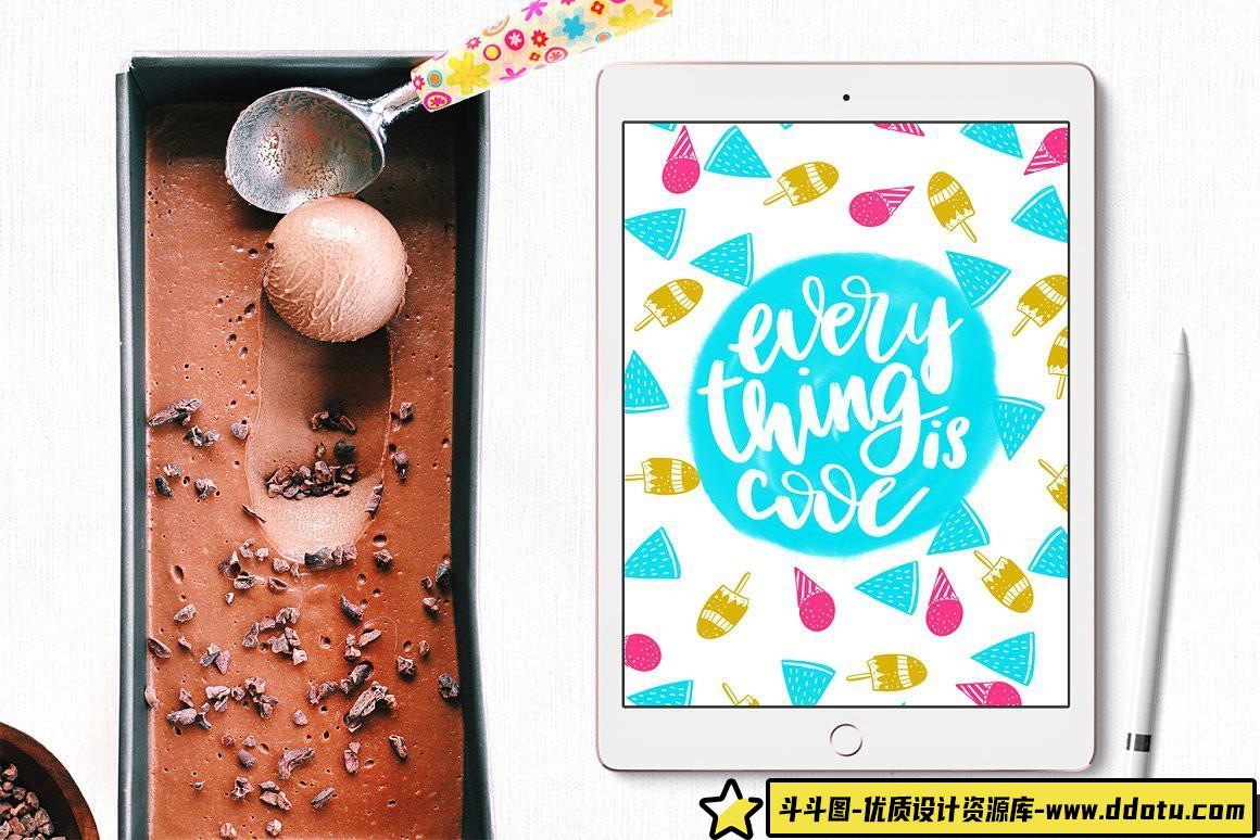 [Procreate笔刷]Procreate画笔套装-创建手绘外观设计所需要的一切Procreate画笔