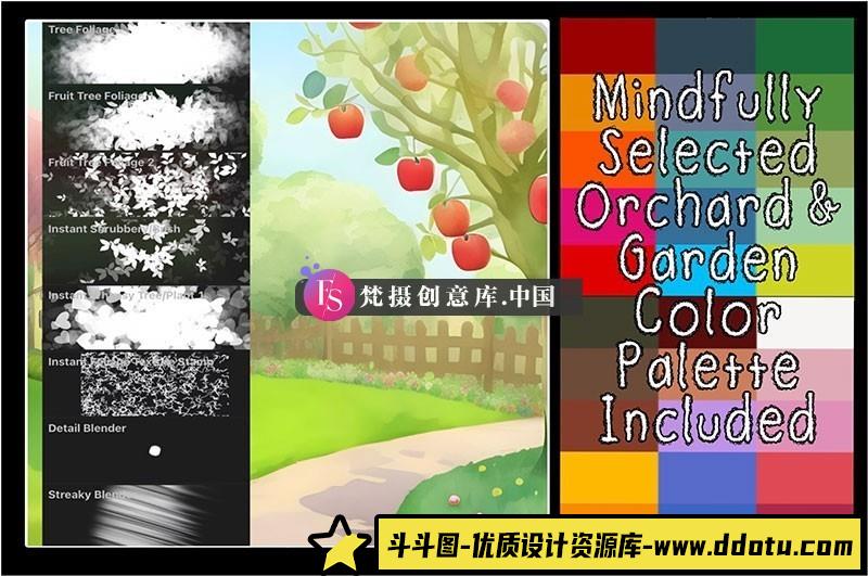 图片[4]-50+农场果园主题Procreate笔刷-斗斗图
