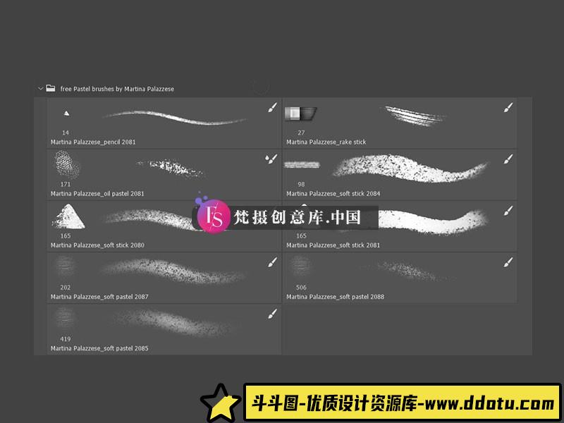 图片[2]-Photoshop速写厚涂笔刷-斗斗图