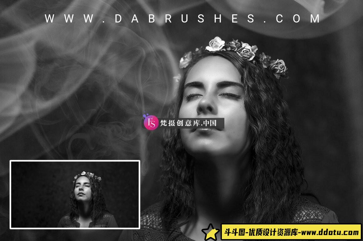 图片[9]-30个烟雾效果Photoshop笔刷-斗斗图