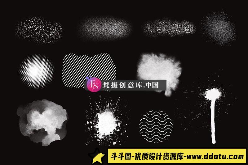 图片[3]-25个未来科技元素Procreate笔刷-斗斗图